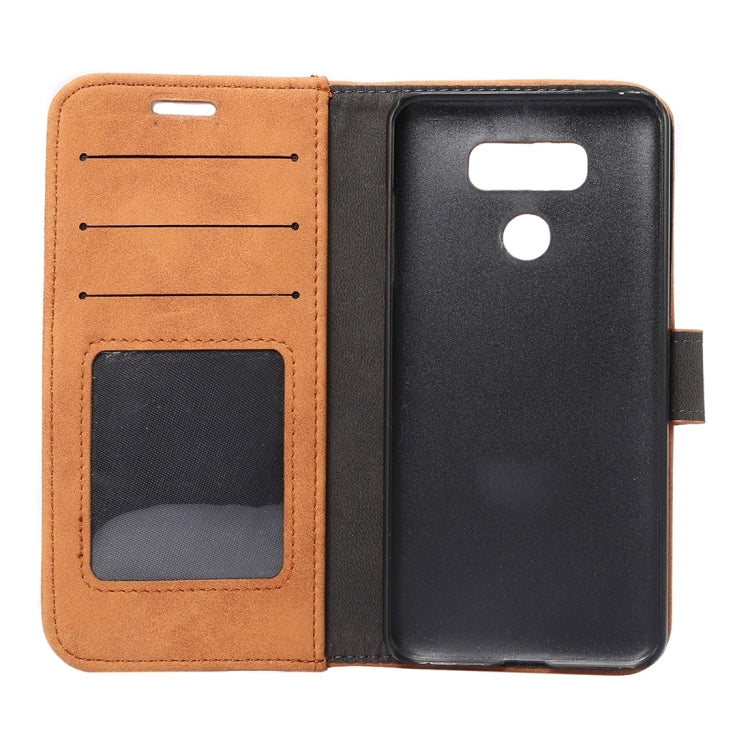 For LG G6 Sheep Bar Material Horizontal Flip Leather Case with Holder & Card Slots & Wallet & Photo Frame