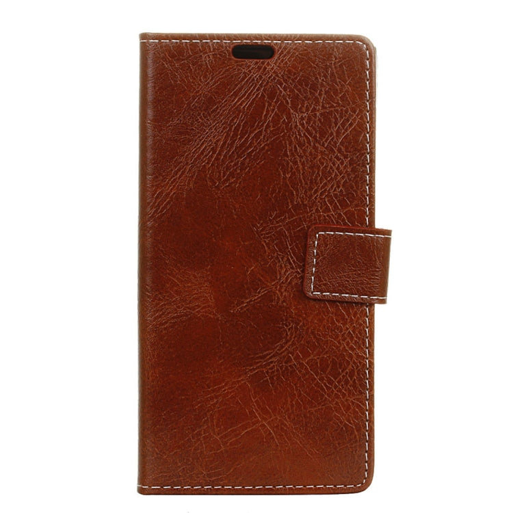 For Wiko Robby 2 Retro Crazy Horse Texture Horizontal Flip Leather Case with Holder & Card Slots & Wallet & Photo Frame