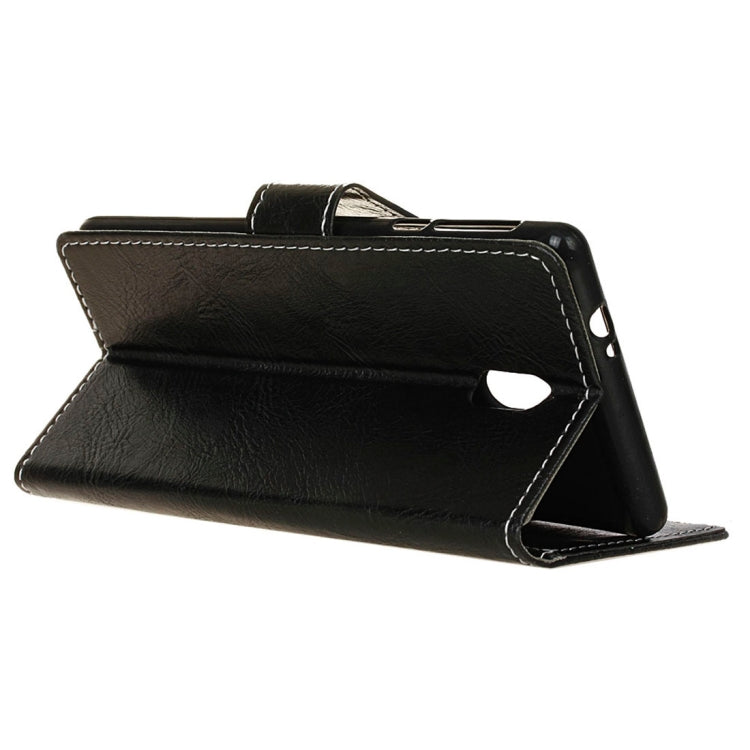 For Meizu  M6 Retro Crazy Horse Texture Horizontal Flip Leather Case with Holder & Card Slots & Wallet & Photo Frame