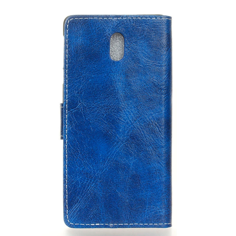 For Meizu  M6 Retro Crazy Horse Texture Horizontal Flip Leather Case with Holder & Card Slots & Wallet & Photo Frame