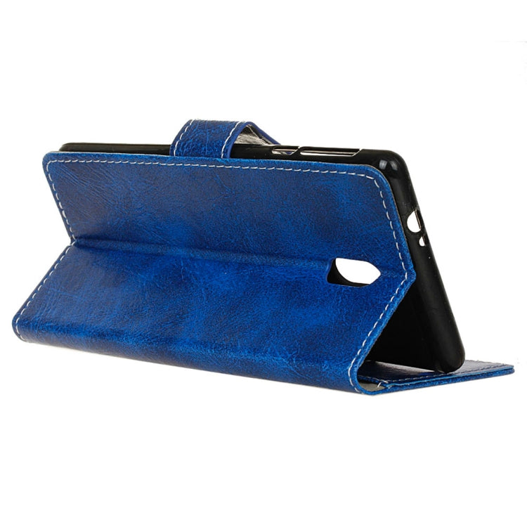 For Meizu  M6 Retro Crazy Horse Texture Horizontal Flip Leather Case with Holder & Card Slots & Wallet & Photo Frame