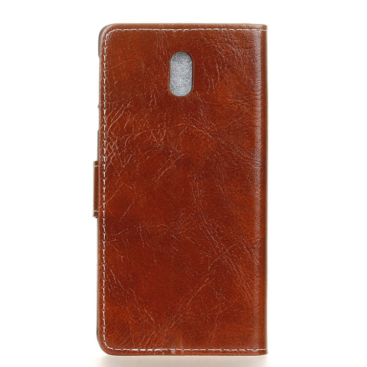 For Meizu  M6 Retro Crazy Horse Texture Horizontal Flip Leather Case with Holder & Card Slots & Wallet & Photo Frame