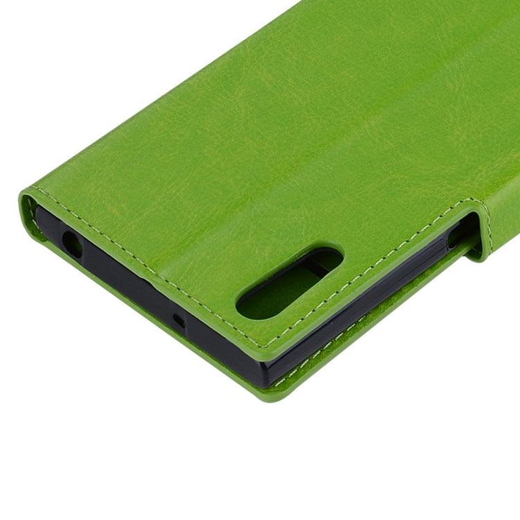 For Sony Xperia XZ Crazy Horse Texture Horizontal Flip PU Leather Case with Holder & Card Slots & Wallet & Lanyard