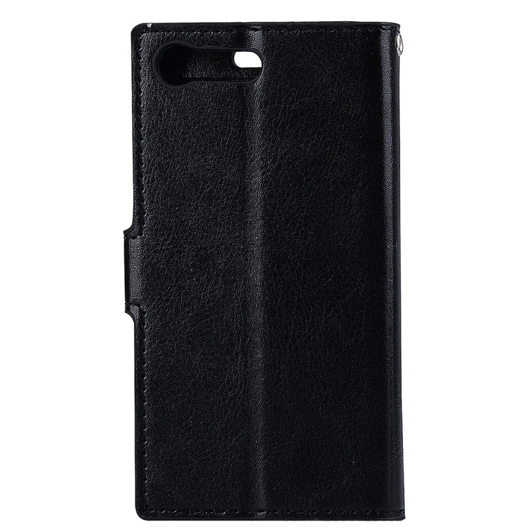 For Sony Xperia X Compact Crazy Horse Texture Horizontal Flip PU Leather Case with Holder & Card Slots & Wallet & Lanyard