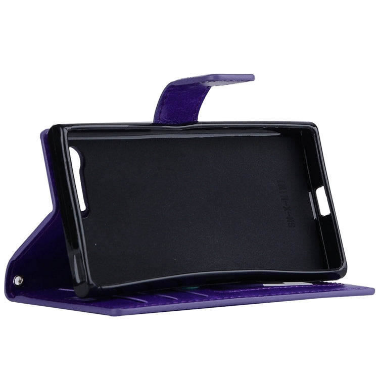 For Sony Xperia X Compact Crazy Horse Texture Horizontal Flip PU Leather Case with Holder & Card Slots & Wallet & Lanyard