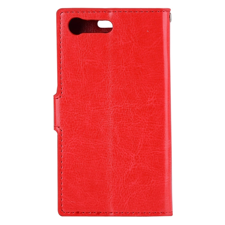 For Sony Xperia X Compact Crazy Horse Texture Horizontal Flip PU Leather Case with Holder & Card Slots & Wallet & Lanyard