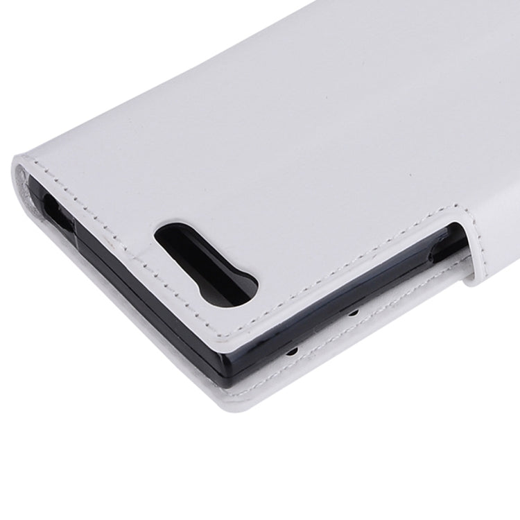 For Sony Xperia X Compact Crazy Horse Texture Horizontal Flip PU Leather Case with Holder & Card Slots & Wallet & Lanyard