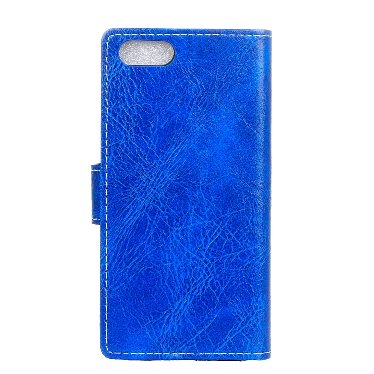 For Asus  ZenFone 4 Max ZC520KL Retro Crazy Horse Texture Horizontal Flip Leather Case with Holder & Card Slots & Wallet & Photo Frame