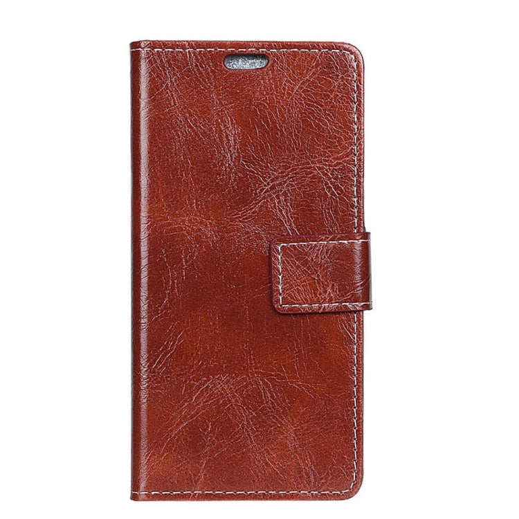 For Asus  ZenFone 4 Max ZC520KL Retro Crazy Horse Texture Horizontal Flip Leather Case with Holder & Card Slots & Wallet & Photo Frame