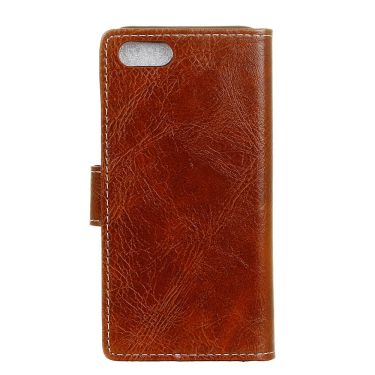 For Asus  ZenFone 4 Max ZC520KL Retro Crazy Horse Texture Horizontal Flip Leather Case with Holder & Card Slots & Wallet & Photo Frame