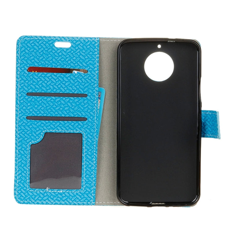 For Motorola Moto G5s Knit Texture Horizontal Flip Leather Case with Holder & Card Slots & Wallet