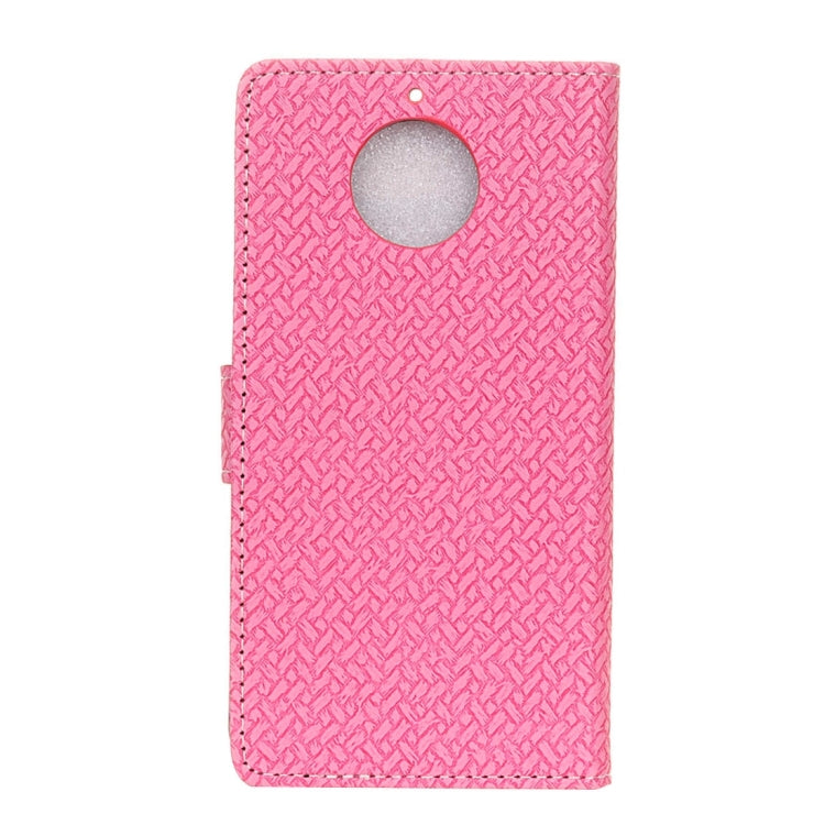 For Motorola Moto G5s Plus Knit Texture Horizontal Flip Leather Case with Holder & Card Slots & Wallet