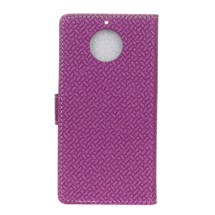 For Motorola Moto G5s Plus Knit Texture Horizontal Flip Leather Case with Holder & Card Slots & Wallet