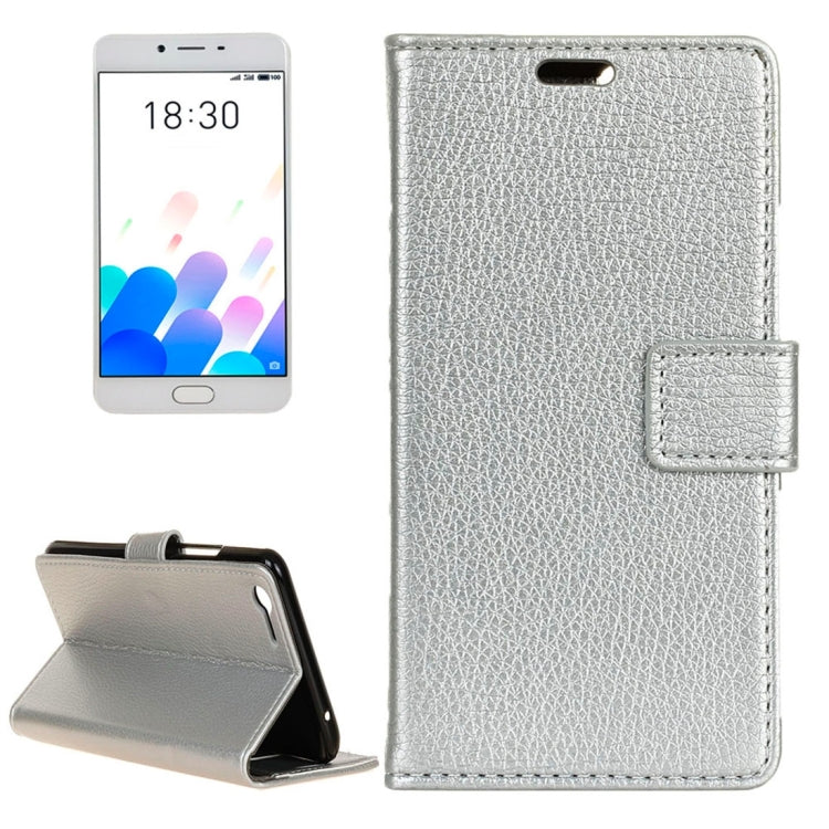 For Meizu  Meilan E2 Litchi Texture Horizontal Flip Leather Case with Holder & Card Slots & Wallet