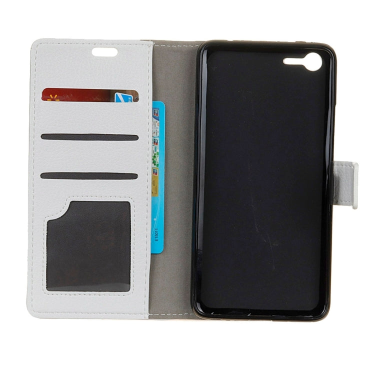 For Meizu  Meilan E2 Litchi Texture Horizontal Flip Leather Case with Holder & Card Slots & Wallet