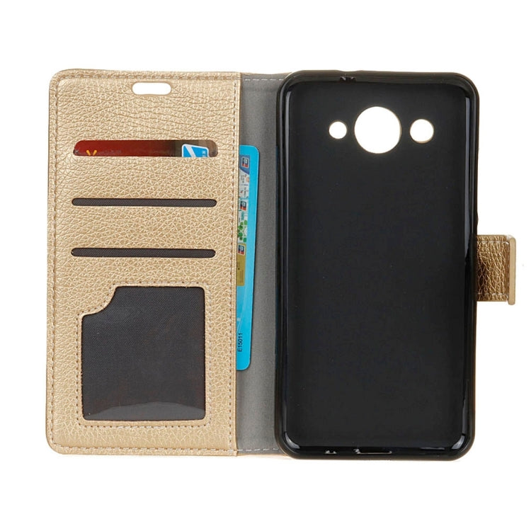 For Huawei Y3 (2017) / Y3 (2018) Litchi Texture Horizontal Flip Leather Case with Holder & Card Slots & Wallet