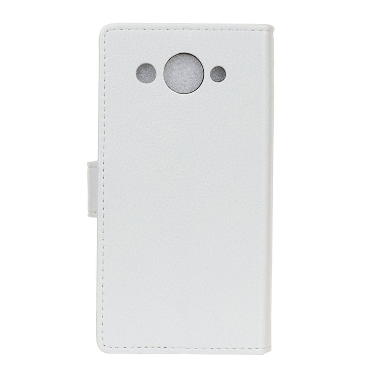 For Huawei Y3 (2017) / Y3 (2018) Litchi Texture Horizontal Flip Leather Case with Holder & Card Slots & Wallet