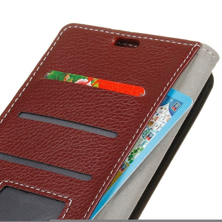 For Huawei Y3 (2017) / Y3 (2018) Litchi Texture Horizontal Flip Leather Case with Holder & Card Slots & Wallet