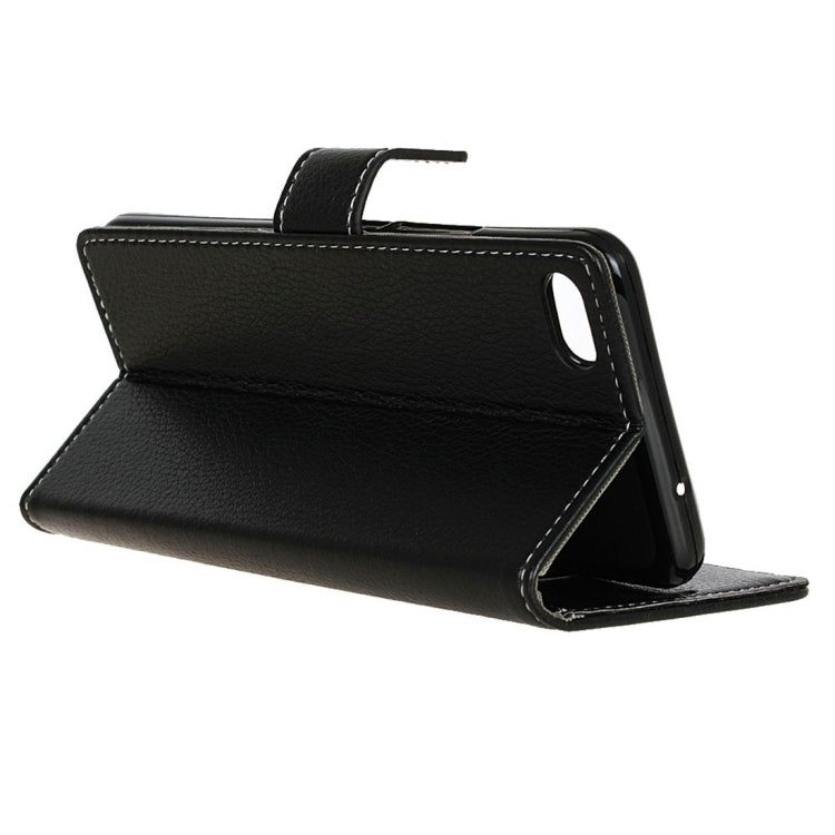 For Xiaomi  Mi 6 Plus Litchi Texture Horizontal Flip Leather Case with Holder & Card Slots & Wallet