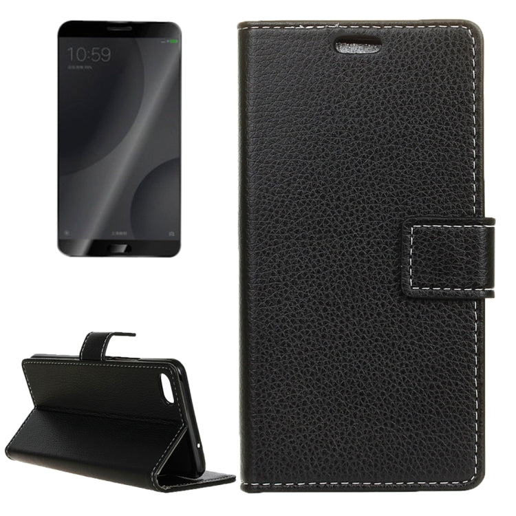 For Xiaomi  Mi 6 Plus Litchi Texture Horizontal Flip Leather Case with Holder & Card Slots & Wallet