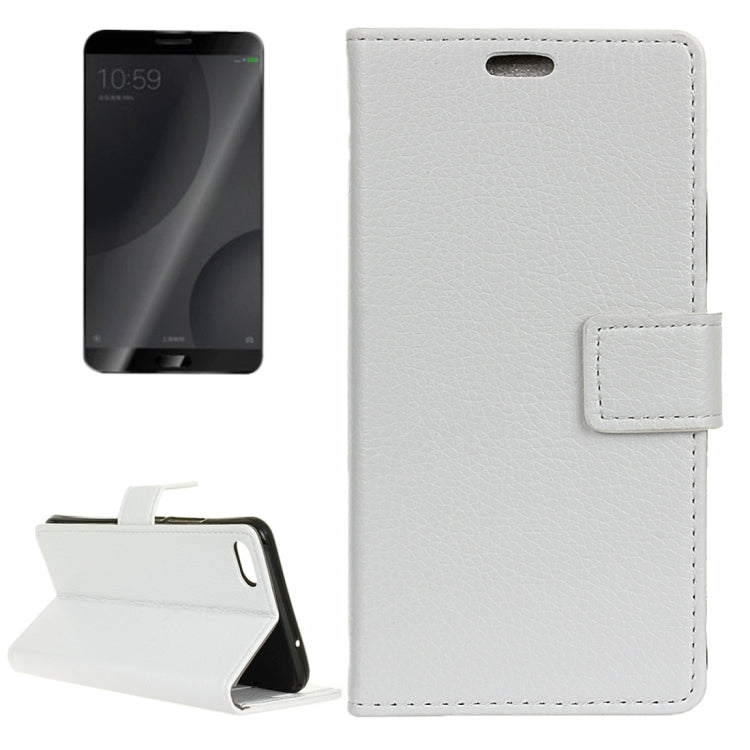 For Xiaomi  Mi 6 Plus Litchi Texture Horizontal Flip Leather Case with Holder & Card Slots & Wallet
