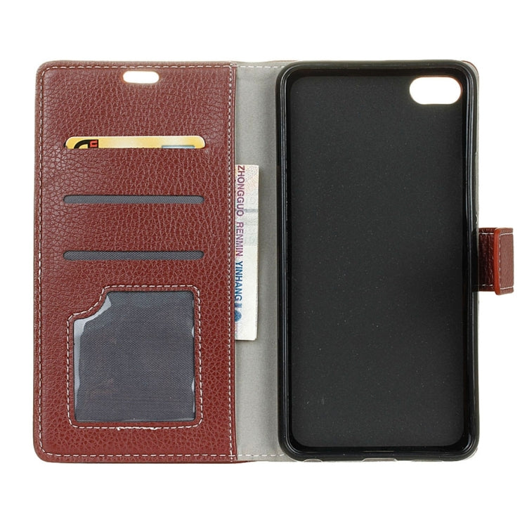 For Xiaomi  Mi 6 Plus Litchi Texture Horizontal Flip Leather Case with Holder & Card Slots & Wallet