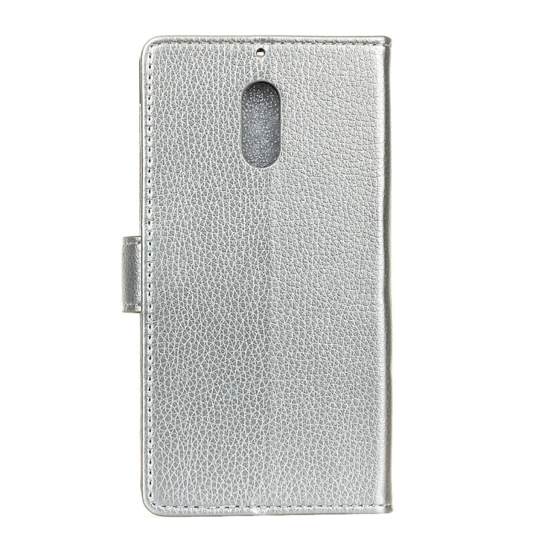 For Nokia 6 Litchi Texture Horizontal Flip Leather Case with Holder & Card Slots & Wallet & Photo Frame