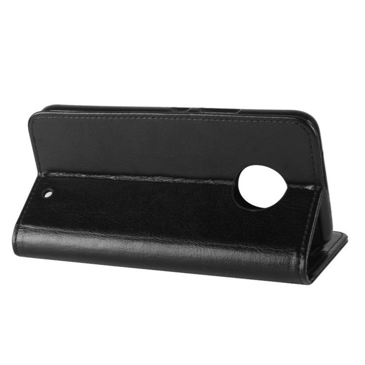 For Motorola Moto X4 Crazy Horse Texture Horizontal Flip Leather Case with Holder & Card Slots & Wallet & Photo Frame