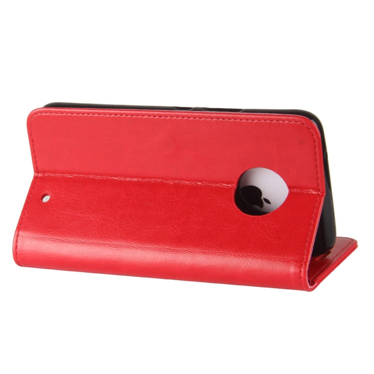 For Motorola Moto X4 Crazy Horse Texture Horizontal Flip Leather Case with Holder & Card Slots & Wallet & Photo Frame