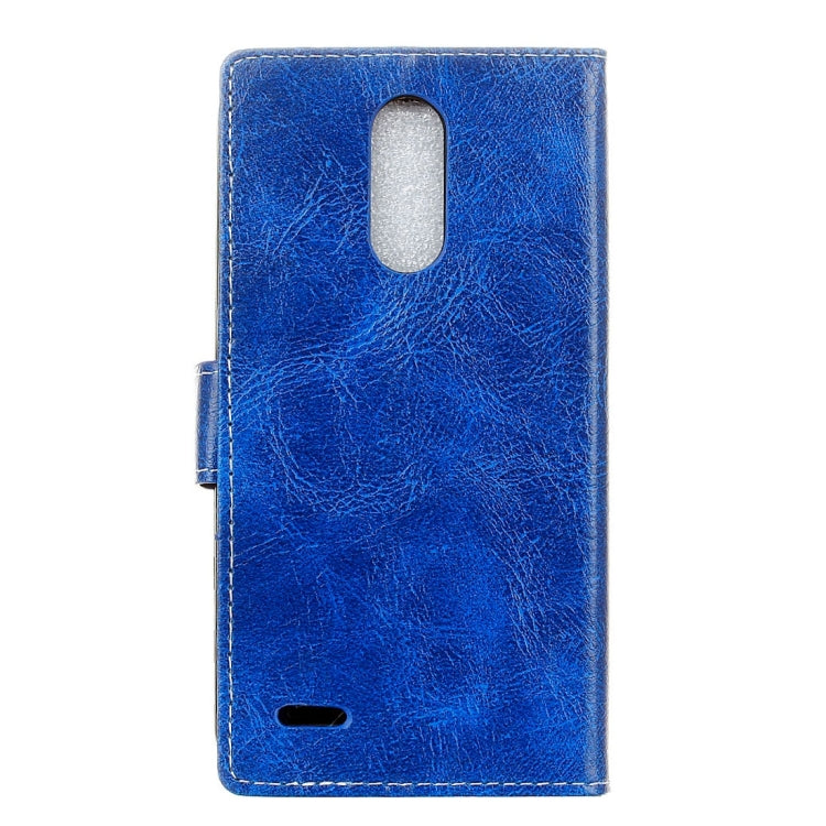 For LG K10 (2017) (EU Version) Retro Crazy Horse Texture Horizontal Flip Leather Case with Holder & Card Slots & Wallet & Photo Frame