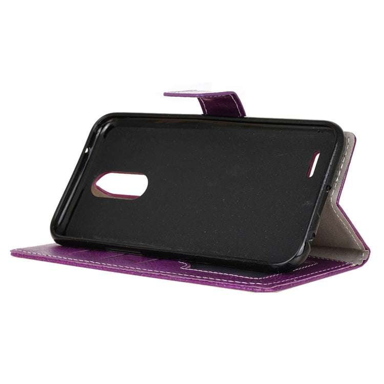 For LG K10 (2017) (EU Version) Retro Crazy Horse Texture Horizontal Flip Leather Case with Holder & Card Slots & Wallet & Photo Frame