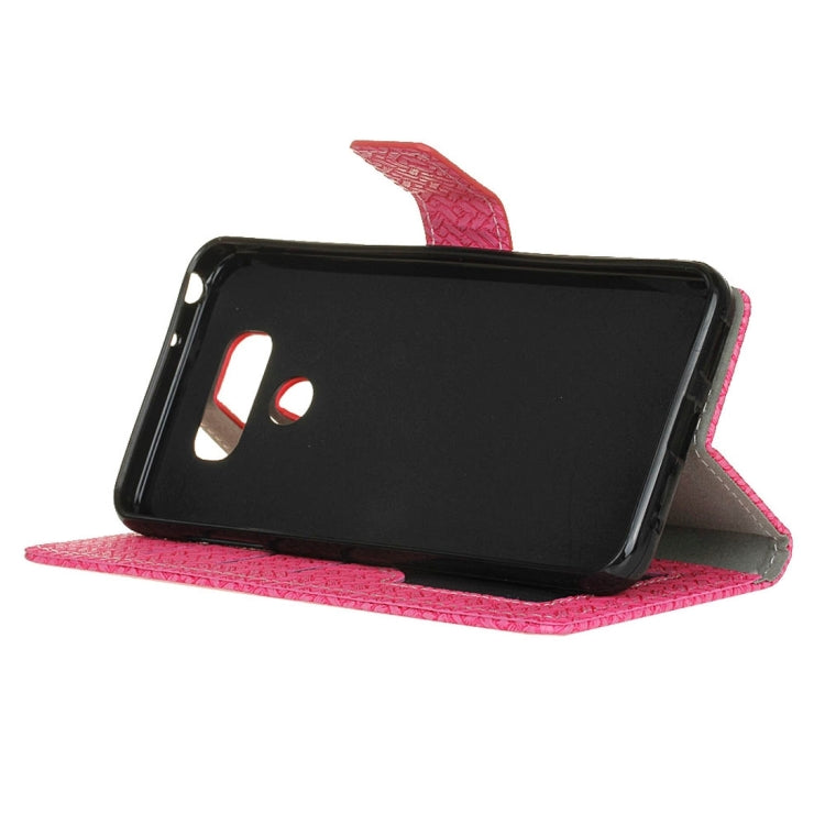 For LG G6 Knit Texture Horizontal Flip Leather Case with Holder & Card Slots & Wallet & Photo Frame