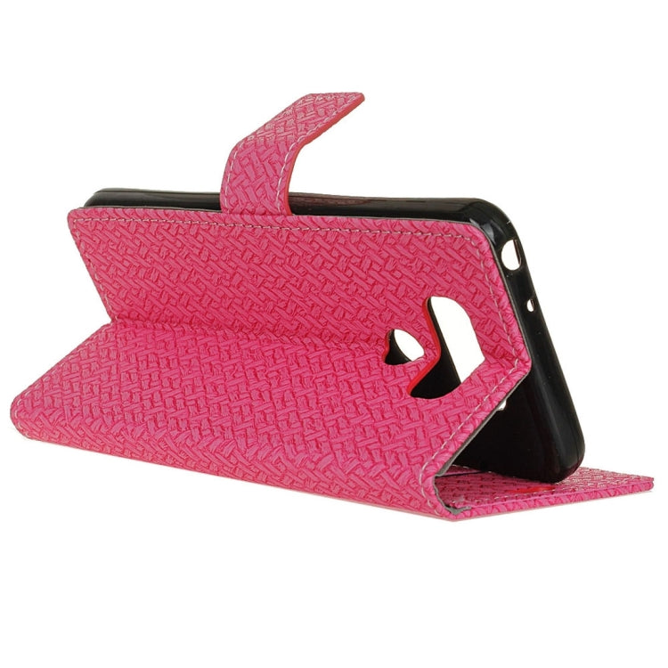 For LG G6 Knit Texture Horizontal Flip Leather Case with Holder & Card Slots & Wallet & Photo Frame
