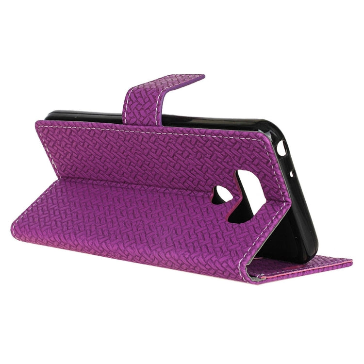For LG G6 Knit Texture Horizontal Flip Leather Case with Holder & Card Slots & Wallet & Photo Frame
