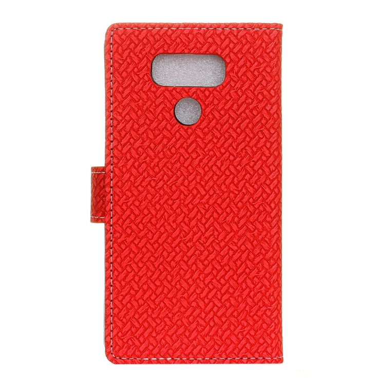 For LG G6 Knit Texture Horizontal Flip Leather Case with Holder & Card Slots & Wallet & Photo Frame