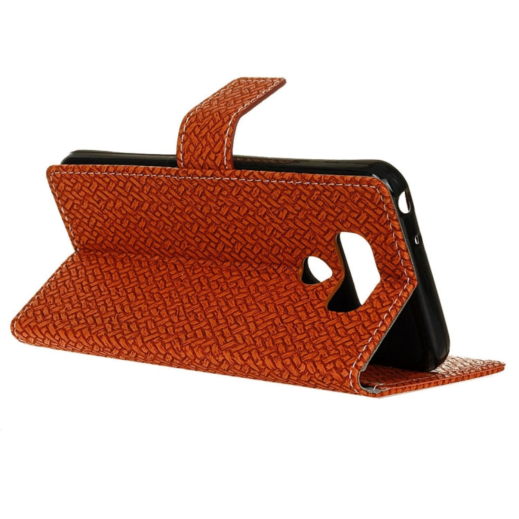 For LG G6 Knit Texture Horizontal Flip Leather Case with Holder & Card Slots & Wallet & Photo Frame