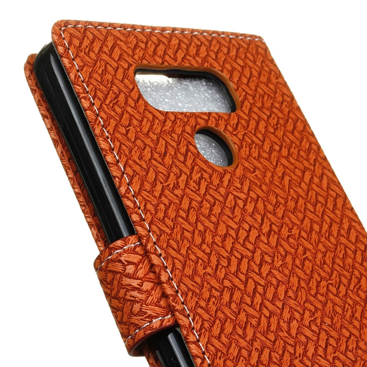 For LG G6 Knit Texture Horizontal Flip Leather Case with Holder & Card Slots & Wallet & Photo Frame