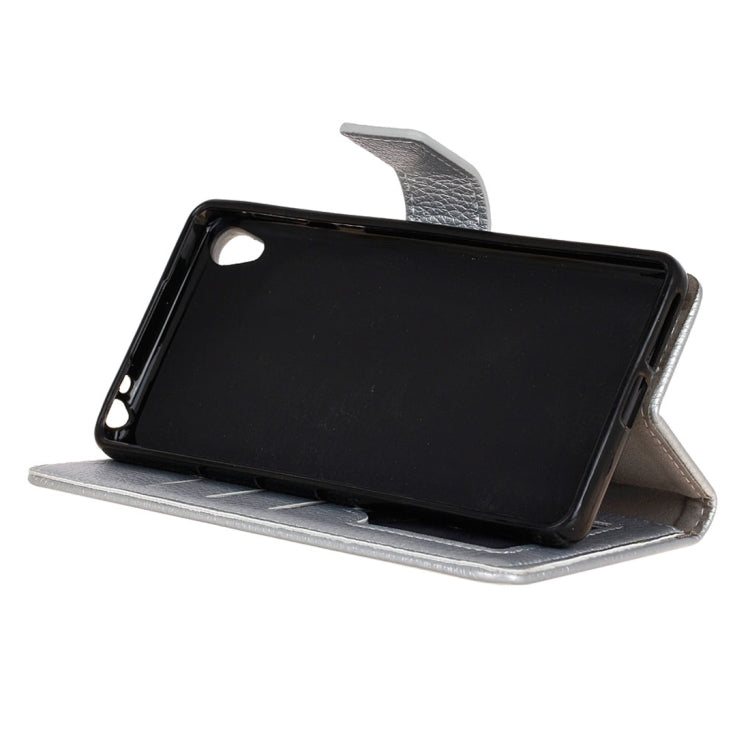 For Sony Xperia L1 Litchi Texture Horizontal Flip Leather Case with Holder & Card Slots & Wallet