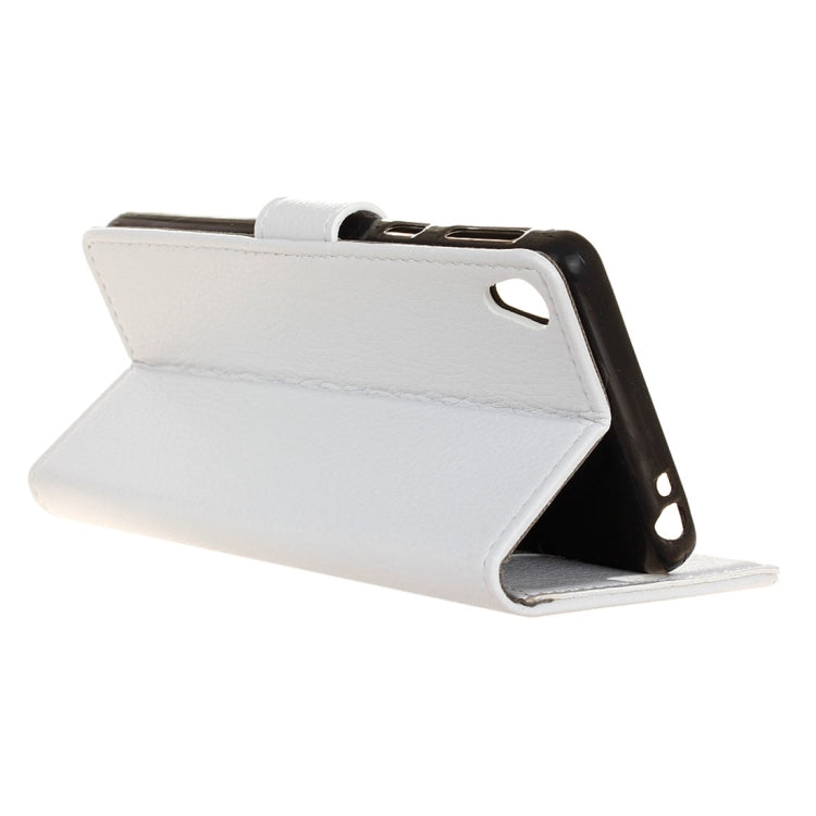 For Sony Xperia L1 Litchi Texture Horizontal Flip Leather Case with Holder & Card Slots & Wallet