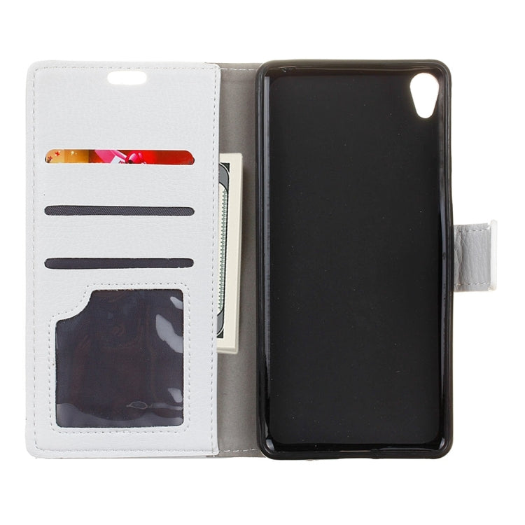 For Sony Xperia L1 Litchi Texture Horizontal Flip Leather Case with Holder & Card Slots & Wallet