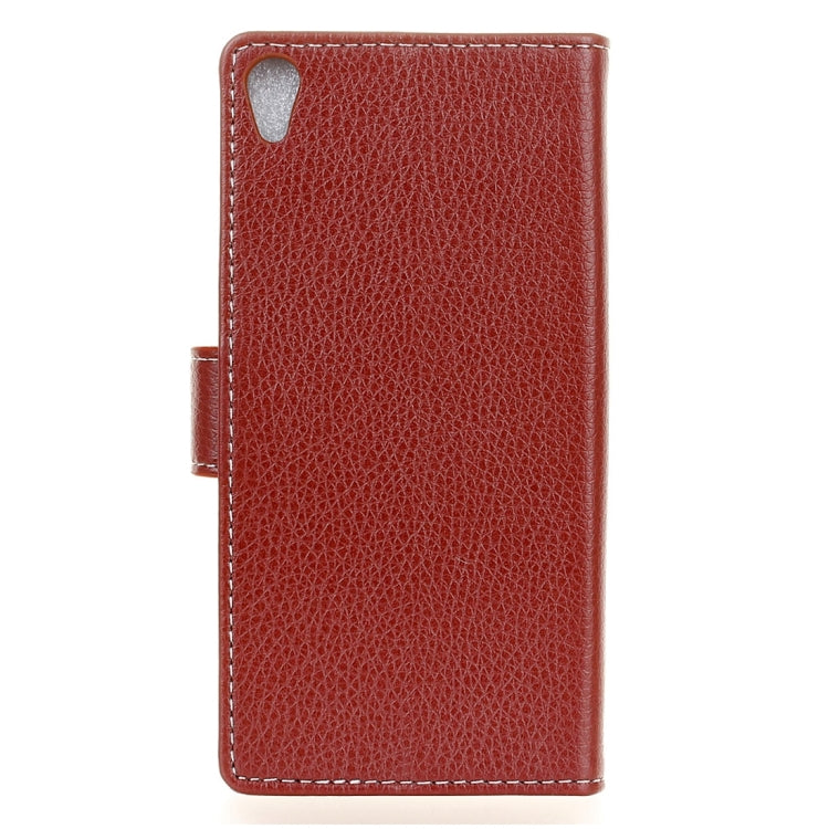 For Sony Xperia L1 Litchi Texture Horizontal Flip Leather Case with Holder & Card Slots & Wallet
