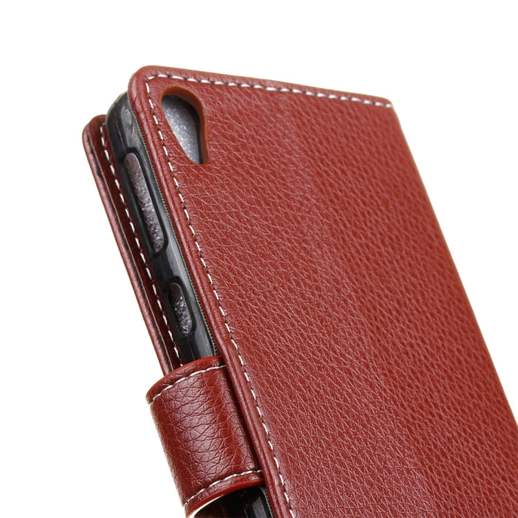 For Sony Xperia L1 Litchi Texture Horizontal Flip Leather Case with Holder & Card Slots & Wallet