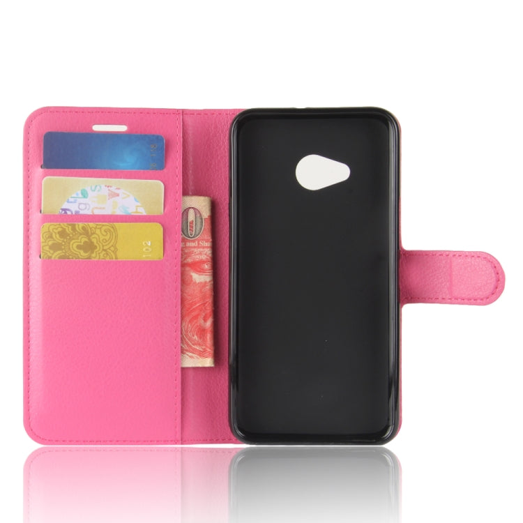 For HTC U11 Life Litchi Texture Horizontal Flip Leather Case with Holder & Card Slots & Wallet