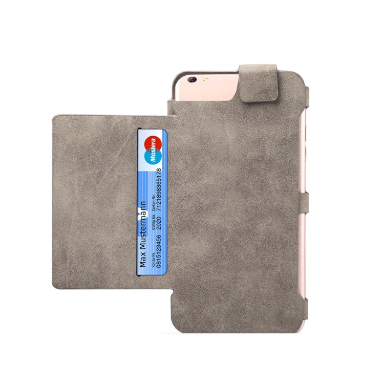 Dibase Multi-function Sheep Bar Material Universal Horizontal Flip Case for Huawei P10 Plus/OPPO R9/OPPO R9S/Vivo X9 with Holder & Card Slots & Photo Frame & Hook & Detachable Back Protective Case