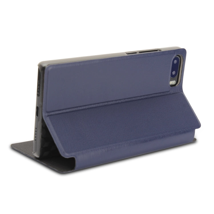 OCUBE for BLUBOO S1 (MPH2473 / MPH2472) Spring Texture Horizontal Flip Leather Case with Holder (Dark Blue)