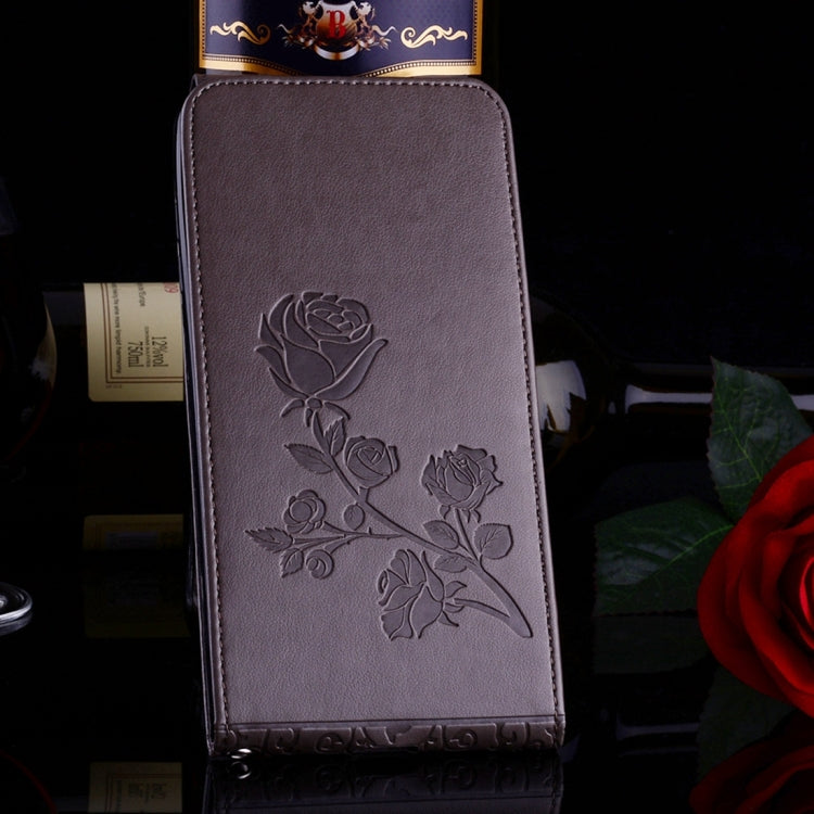 For LG G6 Roses Pressed Flowers Pattern Vertical Flip Leather Case with Card Slot & Lanyard