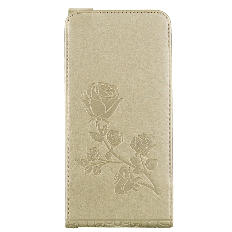 For LG G6 Roses Pressed Flowers Pattern Vertical Flip Leather Case with Card Slot & Lanyard