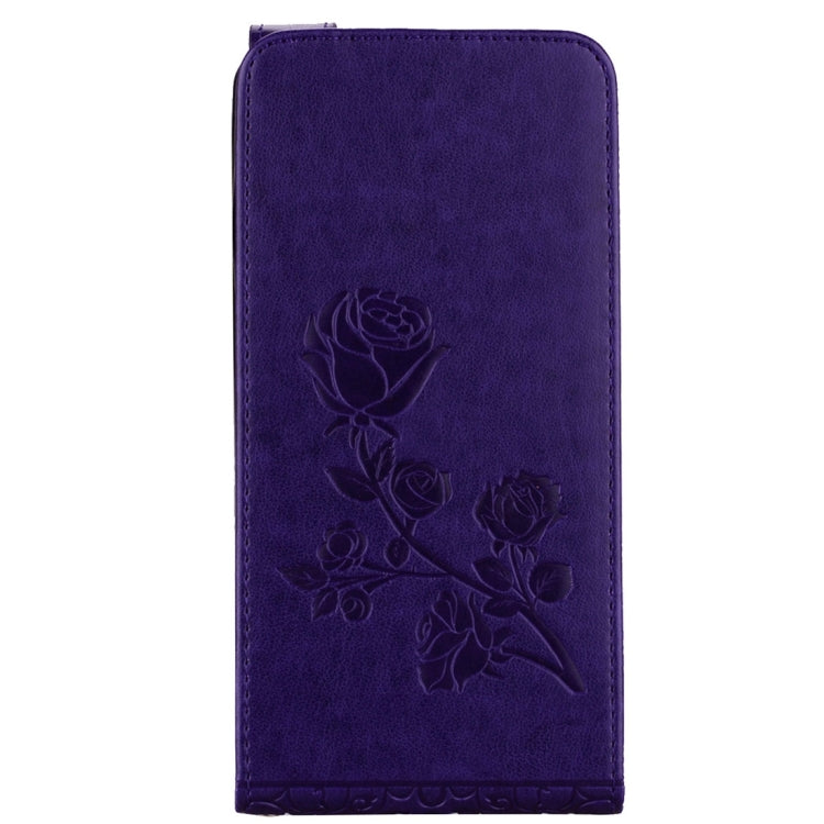 For LG G6 Roses Pressed Flowers Pattern Vertical Flip Leather Case with Card Slot & Lanyard