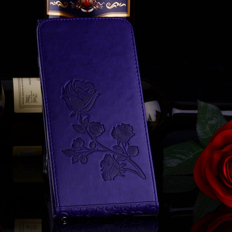 For LG G6 Roses Pressed Flowers Pattern Vertical Flip Leather Case with Card Slot & Lanyard