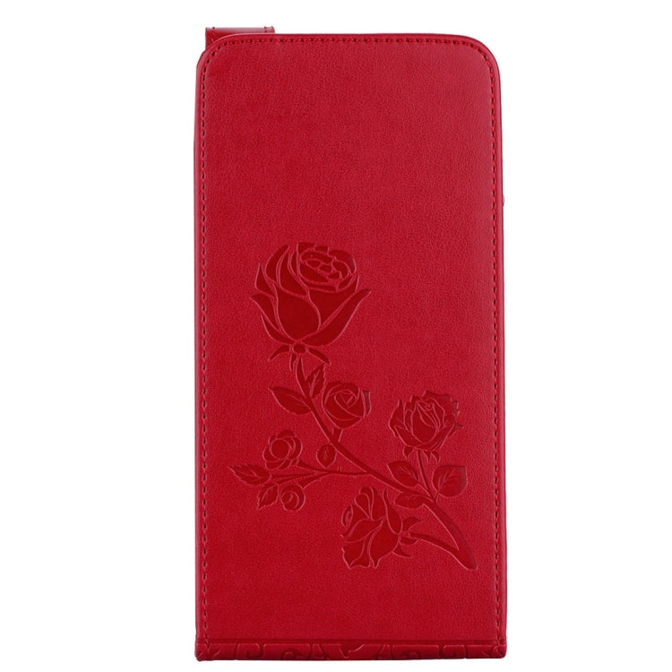 For LG G6 Roses Pressed Flowers Pattern Vertical Flip Leather Case with Card Slot & Lanyard
